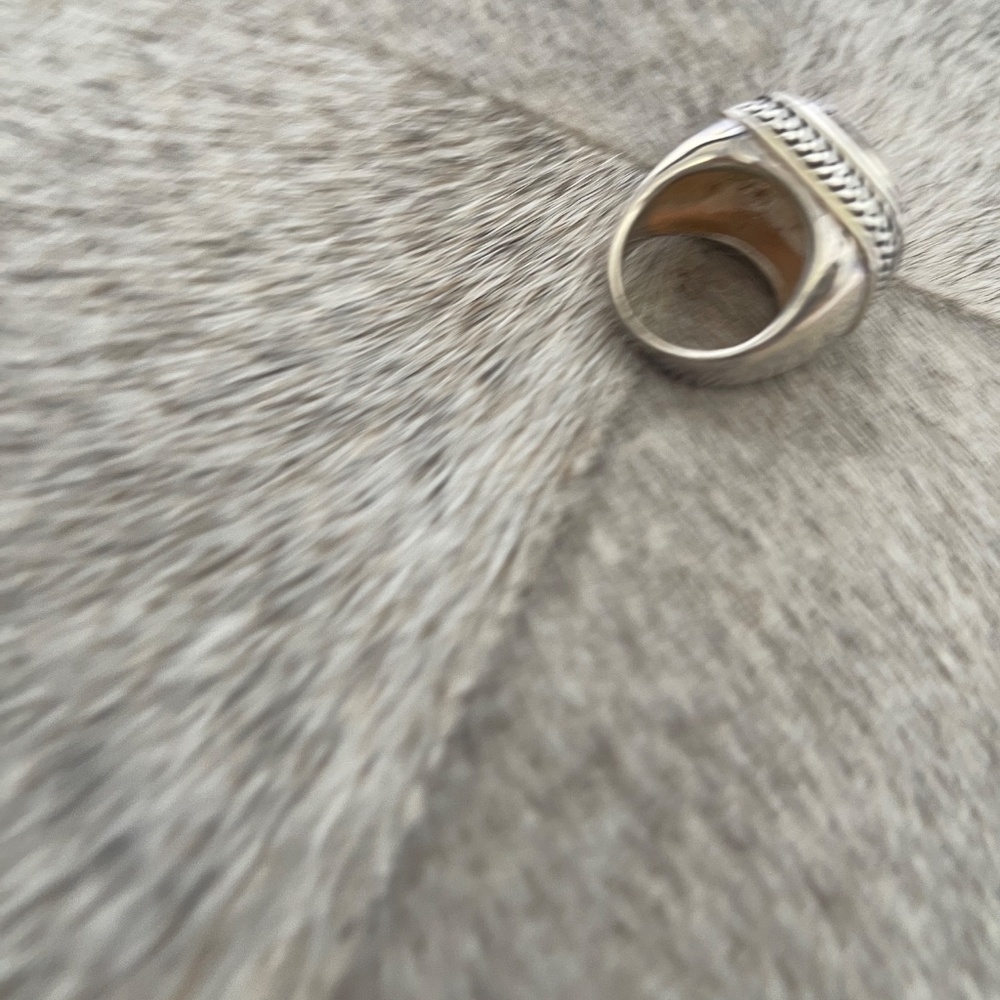 COCKTAIL RING FACETED STONE - Picture 8 of 9